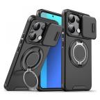 Maska Torbica CamShield Ring stand za Xiaomi Redmi Note 13 Pro 4G (EU) crna cena 2500 din slika