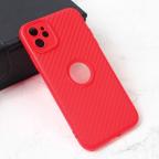 Maska Torbica Carbon Stripe za iPhone 11 6.1 crvena cena 1000 din slika