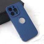 Maska Torbica Carbon Stripe za iPhone 14 Pro 6.1 plava slika 6