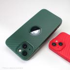 Maska Torbica Carbon Stripe za iPhone 14 Pro 6.1 zelena slika 2