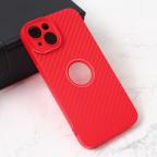 Maska Torbica Carbon Stripe za iPhone 15 6.1 crvena cena 1000 din slika