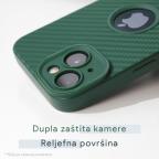 Maska Torbica Carbon Stripe za iPhone 15 6.1 crvena slika 3