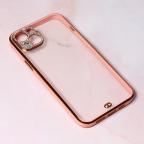 Maska Torbica Cirkon Camera za iPhone 14 Plus 6.7 roze cena 1000 din slika