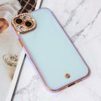 Maska Torbica Cirkon Camera za iPhone 15 Plus 6.7 ljubicasta cena 1000 din slika