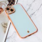 Maska Torbica Cirkon Camera za iPhone 15 Plus 6.7 roze cena 1000 din slika