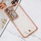 Maska Torbica Cirkon Camera za Samsung S721B Galaxy S24 Fe roze cena 2500 din slika