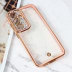 Maska Torbica Cirkon Camera za Samsung S921B Galaxy S24 roze cena 2500 din slika
