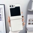 Maska Torbica Color Plating Leather za Samsung F741B/F761B Galaxy Z Flip 6/7 SE 5G bela cena 3000 din slika