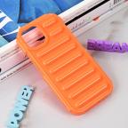 Maska Torbica Color Rib za iPhone 15 6.1 narandzasta slika 5