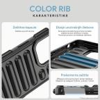 Maska Torbica Color Rib za iPhone 15 Pro Max 6.7 zelena slika 2