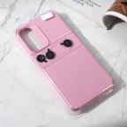 Maska Torbica Colorful and Camera glass za Samsung A346B Galaxy A34 5G roze cena 1000 din slika