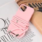 Maska Torbica Crossbody za iPhone 13 6.1 roze cena 1000 din slika