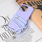 Maska Torbica Crossbody za iPhone 16 Pro 6.3 ljubicasta cena 1000 din slika