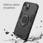 Maska Torbica Cube Ring za iPhone 14 Plus 6.7 crna slika 6