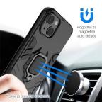 Maska Torbica Cube Ring za iPhone 15 Plus 6.7 crna slika 4