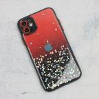 Maska Torbica Frame Glitter za iPhone 11 6.1 crna cena 1000 din slika