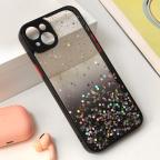 Maska Torbica Frame Glitter za iPhone 15 Plus 6.7 crna cena 1000 din slika