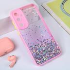 Maska Torbica Frame Glitter za Samsung A356B Galaxy A35 5G roze slika 1