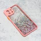 Maska Torbica Frame Glitter za Xiaomi Mi 11 Lite roze cena 2500 din slika