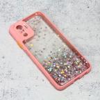 Maska Torbica Frame Glitter za Xiaomi Redmi Note 10 4G/Note 10s roze cena 2500 din slika