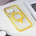 Maska Torbica Frame Magsafe za iPhone 14 Pro Max 6.7 zuta cena 1000 din slika