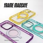Maska Torbica Frame Magsafe za iPhone 15 Pro Max 6.7 zuta slika 2