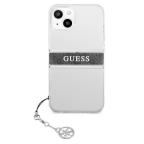 Maska Torbica Guess 4G Stripe Charm za iPhone 13 6.1 siva (GUHCP13MKB4GGR) slika 3