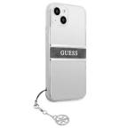 Maska Torbica Guess 4G Stripe Charm za iPhone 13 6.1 siva (GUHCP13MKB4GGR) slika 4