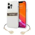 Maska Torbica Guess 4G Stripe Charm za iPhone 13 Pro 6.1 braon (GUHCP13LKB4GBR) cena 4500 din slika