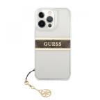 Maska Torbica Guess 4G Stripe Charm za iPhone 13 Pro 6.1 braon (GUHCP13LKB4GBR) slika 2
