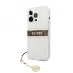 Maska Torbica Guess 4G Stripe Charm za iPhone 13 Pro 6.1 braon (GUHCP13LKB4GBR) slika 5