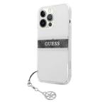 Maska Torbica Guess 4G Stripe Charm za iPhone 13 Pro 6.1 siva (GUHCP13LKB4GGR) slika 2