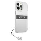 Maska Torbica Guess 4G Stripe Charm za iPhone 13 Pro 6.1 siva (GUHCP13LKB4GGR) slika 4