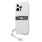 Maska Torbica Guess 4G Stripe Charm za iPhone 13 Pro Max 6.7 siva (GUHCP13XKB4GGR) slika 2