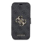 Maska Torbica Guess Bk Pu leather 4G Metal Logo za iPhone 15 6.1 siva (GUBKP15S4GMGGR) cena 4500 din slika