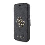 Maska Torbica Guess Bk Pu leather 4G Metal Logo za iPhone 15 6.1 siva (GUBKP15S4GMGGR) slika 3