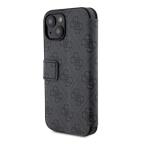 Maska Torbica Guess Bk Pu leather 4G Metal Logo za iPhone 15 6.1 siva (GUBKP15S4GMGGR) slika 5