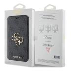 Maska Torbica Guess Bk Pu leather 4G Metal Logo za iPhone 15 6.1 siva (GUBKP15S4GMGGR) slika 7