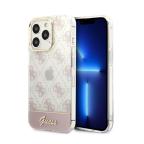 Maska Torbica Guess Hc 4G Electro Script za iPhone 14 Pro 6.1 pink (GUHCP14LHG4MHP) cena 4500 din slika