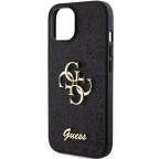 Maska Torbica Guess Hc Fixed Glitter 4G Big Metal Logo za iPhone 15 6.1 crna (GUHCP15SHG4SGK) slika 2