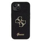 Maska Torbica Guess Hc Fixed Glitter 4G Big Metal Logo za iPhone 15 6.1 crna (GUHCP15SHG4SGK) slika 6