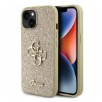 Maska Torbica Guess Hc Fixed Glitter 4G Big Metal Logo za iPhone 15 6.1 zlatna (GUHCP15SHG4SGD) cena 4500 din slika