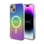 Maska Torbica Guess Hc IML Magsafe Iridescent za iPhone 15 6.1 crna (GUHMP15SHITSK) cena 4500 din slika