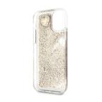 Maska Torbica Guess Hc Liquid Glitter Charms za iPhone 12/12 Pro 6.1 zlatna (GUHCP12MGLHFLGO) slika 4
