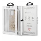 Maska Torbica Guess Hc Liquid Glitter Charms za iPhone 12/12 Pro 6.1 zlatna (GUHCP12MGLHFLGO) slika 5