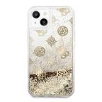 Maska Torbica Guess Hc Liquid Glitter Peony za iPhone 13 6.1 zlatna (GUHCP13MLGPEGO) slika 2