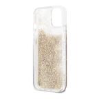Maska Torbica Guess Hc Liquid Glitter Peony za iPhone 13 6.1 zlatna (GUHCP13MLGPEGO) slika 3
