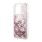 Maska Torbica Guess Hc Liquid Glitter Peony za iPhone 13 Pro 6.1 roze (GUHCP13LLGPEPI) slika 2