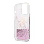 Maska Torbica Guess Hc Liquid Glitter Peony za iPhone 13 Pro 6.1 roze (GUHCP13LLGPEPI) slika 3