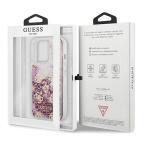 Maska Torbica Guess Hc Liquid Glitter Peony za iPhone 13 Pro 6.1 roze (GUHCP13LLGPEPI) slika 4